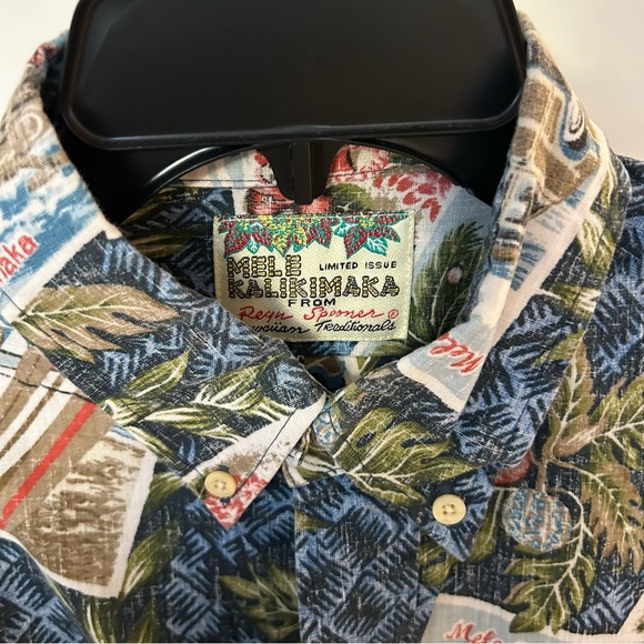 Reyn Spooner Christmas 2014 Aloha Shirt - M - Picture 8 of 13